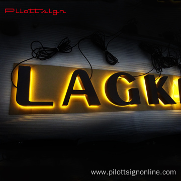 Factory Supply Lighting Display Aluminum led Letters sign